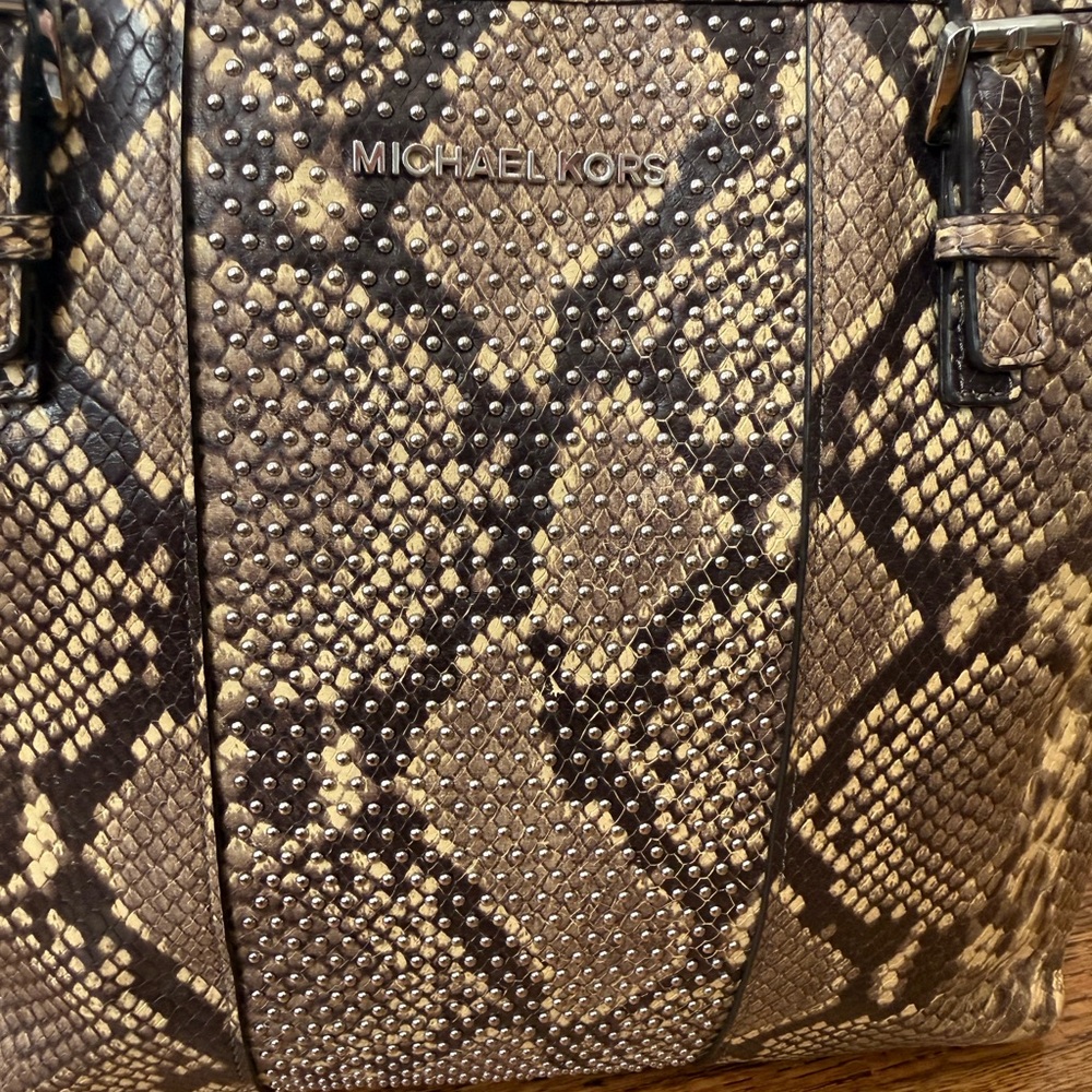 Michael Kors Python Pattern Tote - image 2